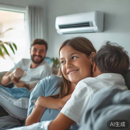 空调移机后,检查制冷。