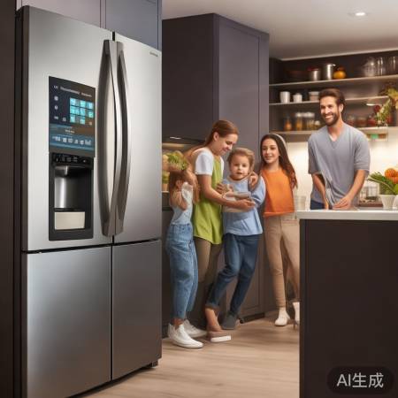 冰箱智能调节，方便保鲜节能