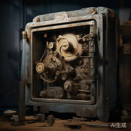 老式保险柜机械原理解锁