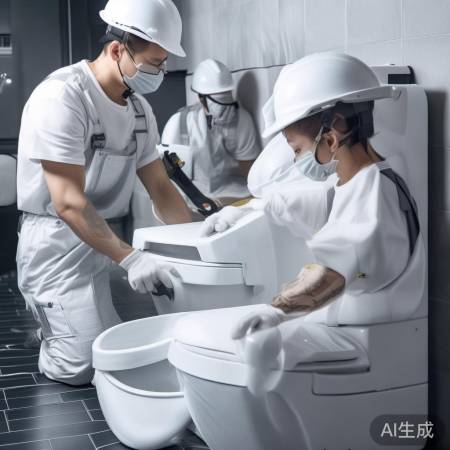 专业团队安装智能马桶