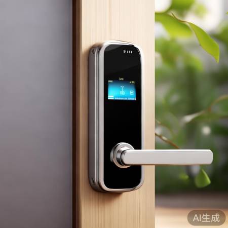 智能锁芯续航强，太阳能充电环保
