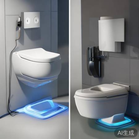 智能马桶充电：有线/无线