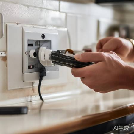 用电安全，插座完好，远离水源。