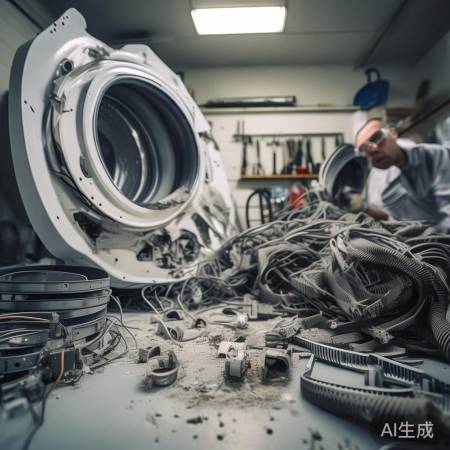 洗衣机故障，需专业人员维修