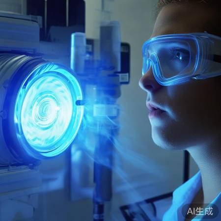 勿直视紫外线灯