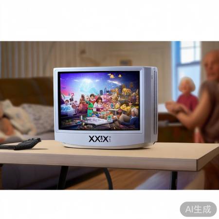 XX牌7寸迷你电视，色彩鲜艳，