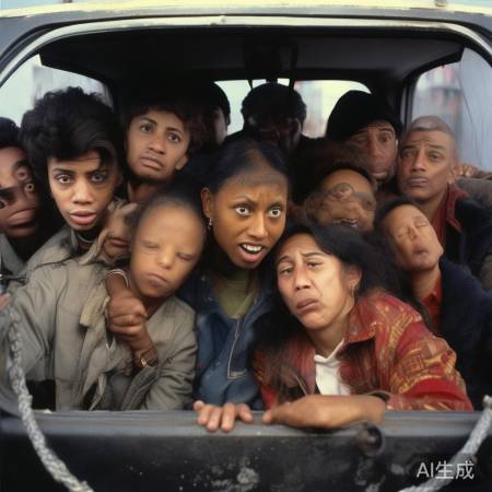 乘客冒险坐改装车