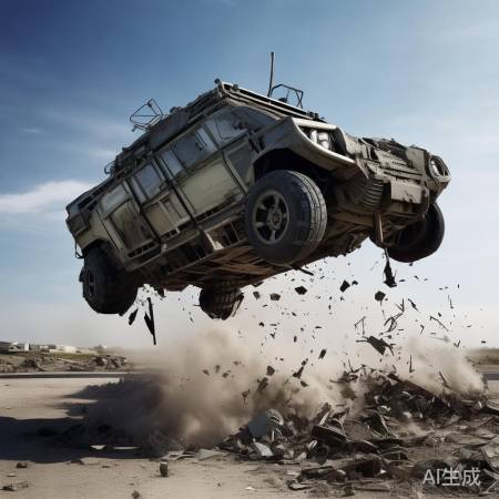 失控坠毁，瞬间成废铁