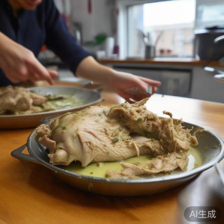 鸡肉变质？闻味看色判断