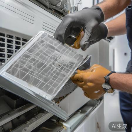 拆面板，洗过滤网