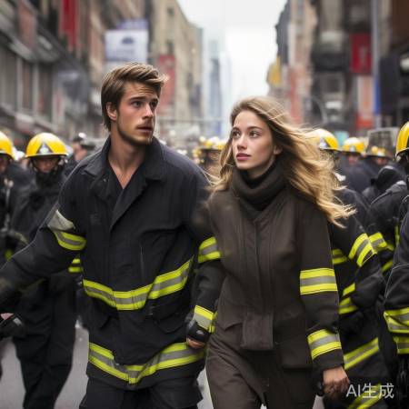 情侣慌乱求救，消防员紧急救援