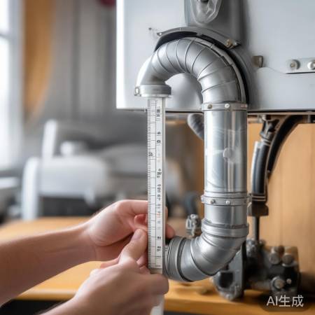 用卷尺量烟囱长度，做标记更准