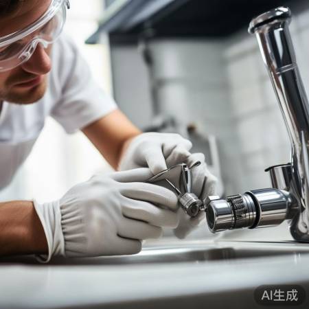 拆卸控水阀，检查阀芯