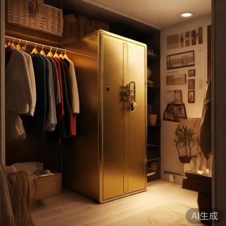 “神秘实用衣帽间黄金柜”