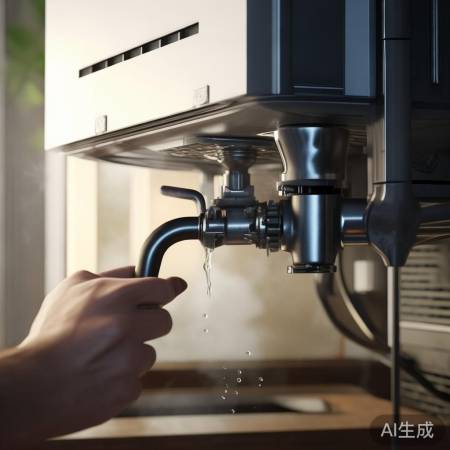 壁挂炉滴水：排空管道空气