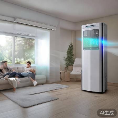 美的空调，智能换风，舒适如浴