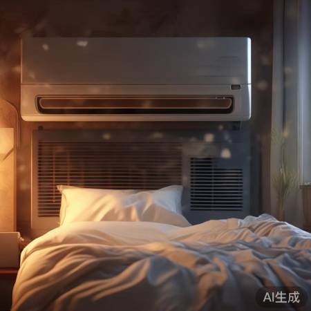 “空调低噪音，睡眠无干扰”