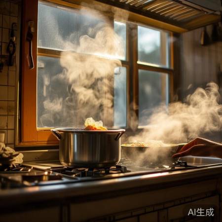 烹饪时通风透气