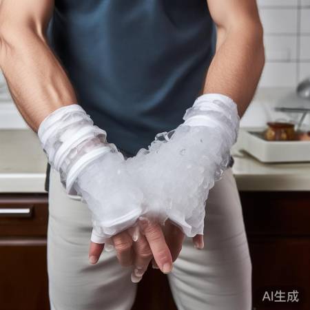 冷冻冰袖,注意时长和接触方式