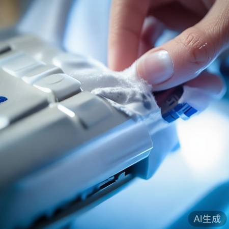 清洁调节按钮与区域