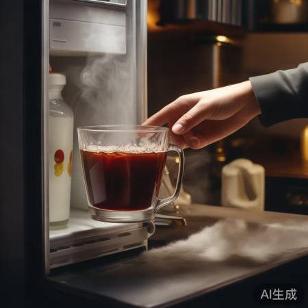 热饮降温冷藏法