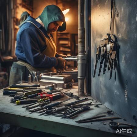 安装副锁芯工具准备