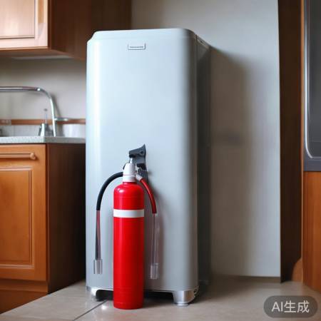 热水器旁备灭火器